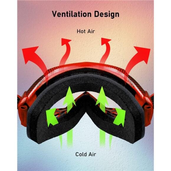 Kids Riding Goggles ATV Dirt Bike Motorcycle Motocross MX Youth UV Protection - Picture 6 of 7